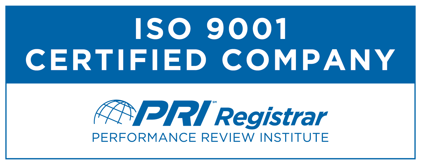 PRI Programs Registrar Certified ISO9001